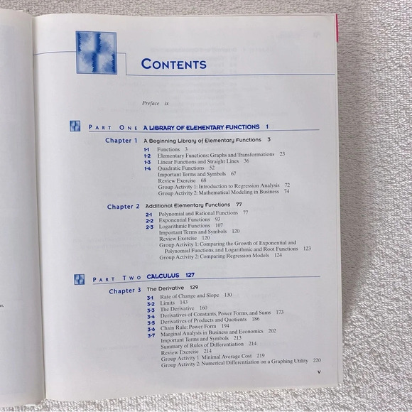 Vintage Calculus Fr Business Economics Life Sciences & Social Sciences  Textbook - Picture 8 of 9